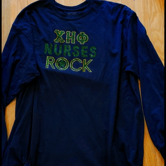 NURSES BLING T SHIRT - Picture 1 of 5